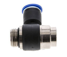 Coude de sortie de compteur du silencieux Flow Control 12 mm - G1/2'' Laiton/PA 66 Vis fendue