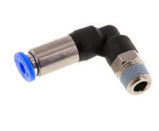 Raccord à Enfoncer 4mm & R1/8'' Mâle Coude Autobloquant en Laiton/PBT 0-10bar (0-145psi) [2 pièces].