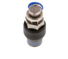 Coude de sortie du compteur du silencieux Flow Control 6 mm - R1/4'' Brass/PA 66