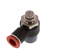 Coude d'entrée du silencieux Flow Control 12 mm - R1/2'' Brass/PA 66