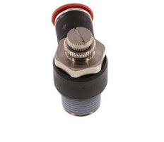 Coude d'entrée du silencieux Flow Control 12 mm - R1/2'' Brass/PA 66