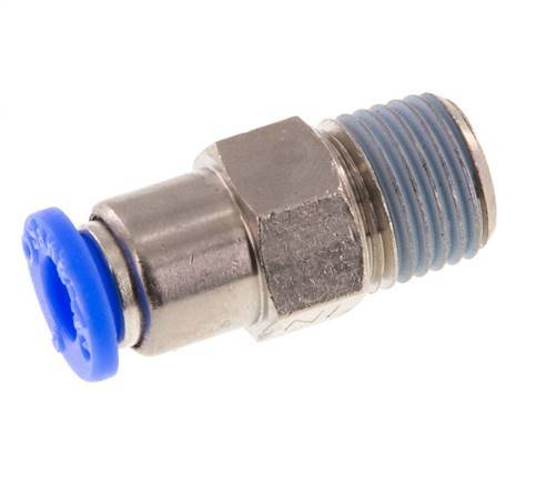 Push-In Check Valve 6mm & R1/4'' Male Brass/PBT 0.2-10bar (3-145psi) Thread-Hose