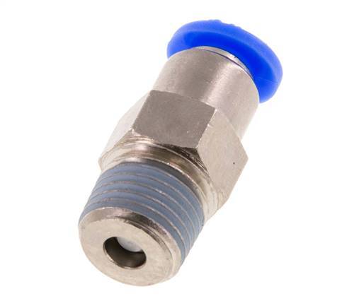 Clapet anti-retour à poussoir 6mm & R1/4'' mâle en laiton/PBT 0.2-10bar (3-145psi) Filetage-Tuyau
