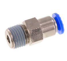 Clapet anti-retour à poussoir 6mm & R1/4'' mâle en laiton/PBT 0.2-10bar (3-145psi) Filetage-Tuyau