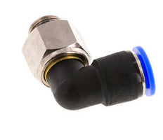 coude 12mm & G3/8'' Joint pivotant Filets mâles à enfoncer Laiton nickele/PBT NBR Rotatif