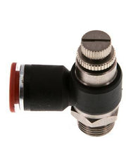 Coude d'entrée du silencieux Flow Control 12 mm - G3/8'' Brass/PA 66