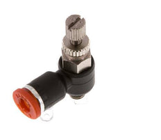 Coude d'entrée pour silencieux 4 mm - M5 laiton/PA 66