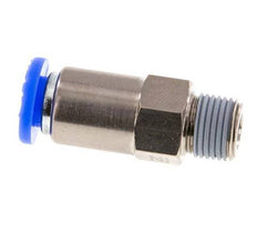 Clapet anti-retour à poussoir 6mm et R1/8'' mâle en laiton/PBT 0,2-10bar (3-145psi) - tuyau flexible
