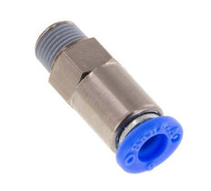 Clapet anti-retour à poussoir 6mm et R1/8'' mâle en laiton/PBT 0,2-10bar (3-145psi) - tuyau flexible