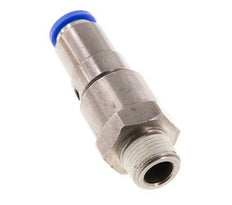 10mm & R3/8'' Quick Swivel Joint Push-In-Male Threads Laiton nickele/PBT NBR rotatif