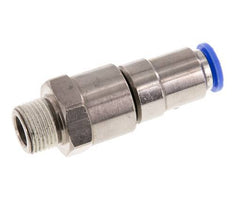 10mm & R3/8'' Quick Swivel Joint Push-In-Male Threads Laiton nickele/PBT NBR rotatif