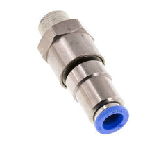 10mm & R3/8'' Quick Swivel Joint Push-In-Male Threads Laiton nickele/PBT NBR rotatif