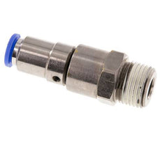 10mm & R1/2'' Quick Swivel Joint Push-In-Male Threads Laiton nickele/PBT NBR rotatif