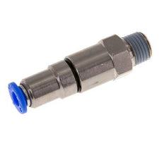6mm & R1/4'' Quick Swivel Joint Push-In-Male Threads Laiton nickele/PBT NBR rotatif