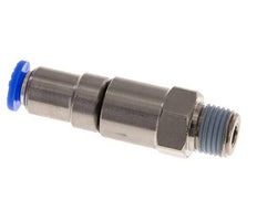 6mm & R1/4'' Quick Swivel Joint Push-In-Male Threads Laiton nickele/PBT NBR rotatif
