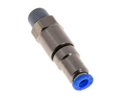 6mm & R1/4'' Quick Swivel Joint Push-In-Male Threads Laiton nickele/PBT NBR rotatif
