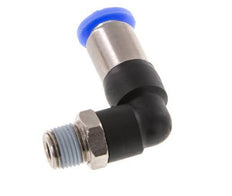 Raccord à Enfoncer 6mm & R1/8'' Mâle Coude Autobloquant en Laiton/PBT 0-10bar (0-145psi) [2 pièces].
