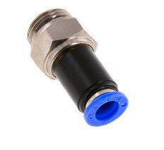 10mm & G1/2'' Joint Tournant Filetages mâles Push-In Laiton Nickele/PBT NBR Rotatif