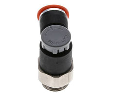 Vanne de régulation de débit Coude d'entrée 10 mm - G3/8'' Laiton/ Contre-écrou PA 66