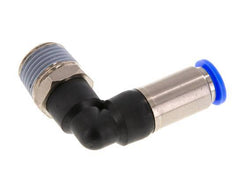 Raccord enfichable 10mm & R1/2'' mâle coude autobloquant laiton/PBT 0-10bar (0-145psi)
