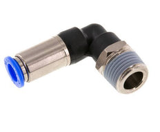 Raccord enfichable 10mm & R1/2'' mâle coude autobloquant laiton/PBT 0-10bar (0-145psi)