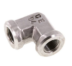 Raccord coudé 90deg G1/8'' Femelle Haute Pression Acier Inoxydable 350bar (4917.5psi) Hydraulique