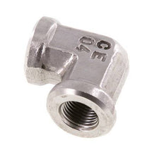 Raccord coudé 90deg G1/8'' Femelle Haute Pression Acier Inoxydable 350bar (4917.5psi) Hydraulique