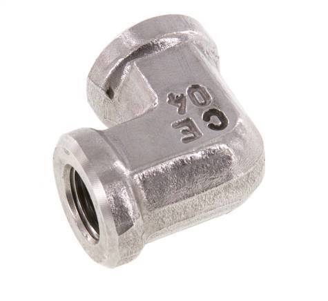 Raccord coudé 90deg G1/8'' Femelle Haute Pression Acier Inoxydable 350bar (4917.5psi) Hydraulique