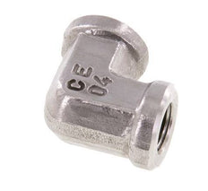 Raccord coudé 90deg G1/8'' Femelle Haute Pression Acier Inoxydable 350bar (4917.5psi) Hydraulique
