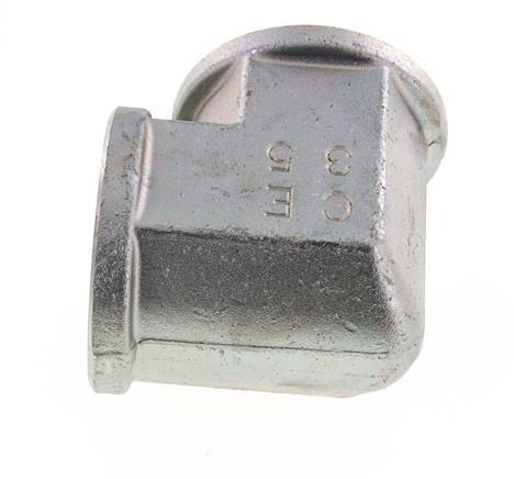 Raccord coudé 90deg G1 1/2'' Femelle Haute Pression Acier 160bar (2248.0psi) Hydraulique