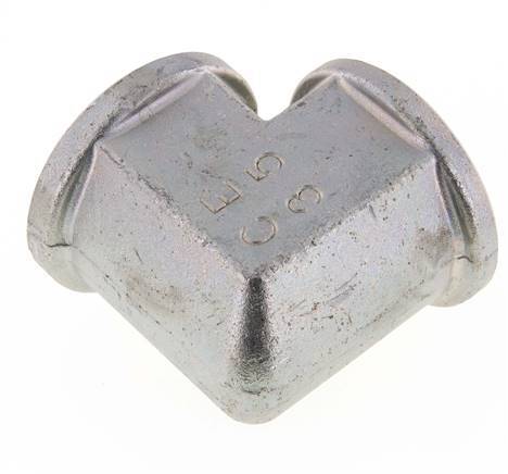 Raccord coudé 90deg G1 1/2'' Femelle Haute Pression Acier 160bar (2248.0psi) Hydraulique