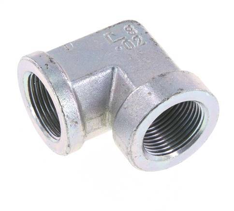 90deg Angled Fitting G3/4'' Female High Pressure Steel 200bar (2810.0psi) Hydraulic