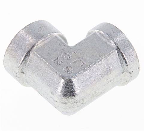 Raccord coudé 90deg G1/2'' Femelle Haute Pression Acier 225bar (3161.25psi) Hydraulique