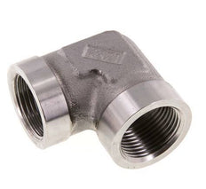 Raccord coudé 90deg G1'' femelle Acier inoxydable haute pression 160bar (2248.0psi) Hydraulique