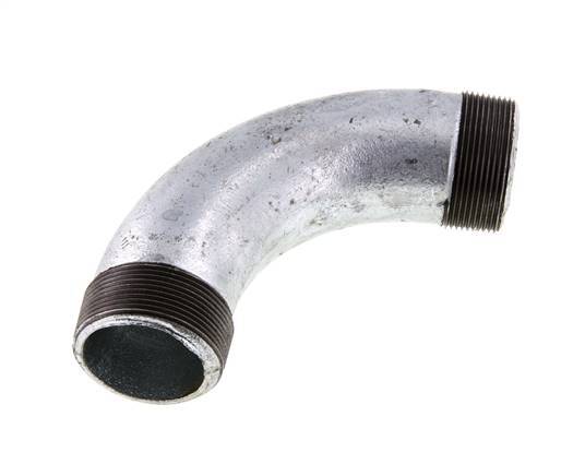 Tube coudé 90deg R2'' Fonte 25bar (351.25psi)