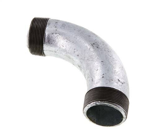 Tube coudé 90deg R2'' Fonte 25bar (351.25psi)