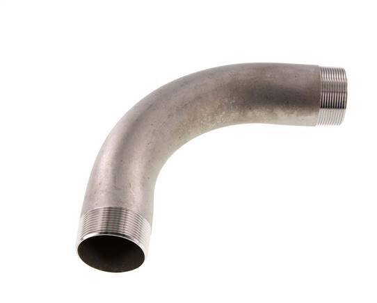 Tube coudé 90deg R2'' Acier inoxydable 16bar (224.8psi)