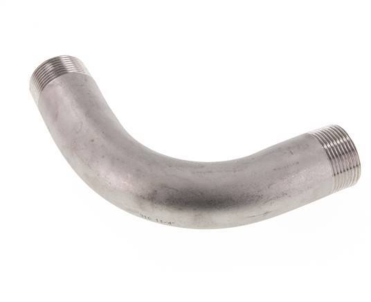 Tube coudé à 90deg R1 1/4'' Acier inoxydable 16bar (224.8psi)