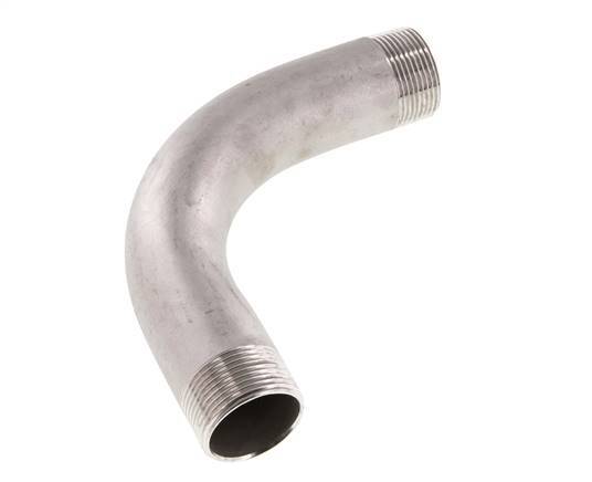 Tube coudé à 90deg R1 1/4'' Acier inoxydable 16bar (224.8psi)