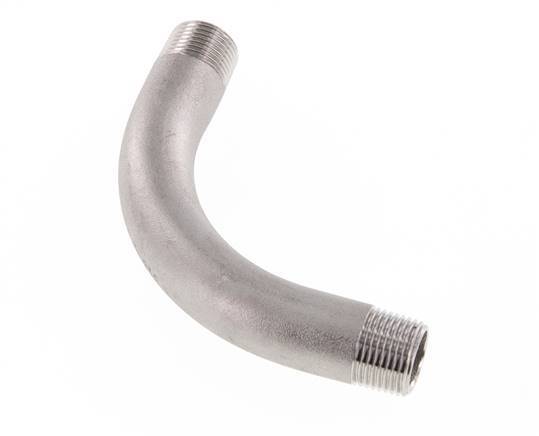 Tube coudé à 90deg R3/8'' Acier inoxydable 16bar (224.8psi)