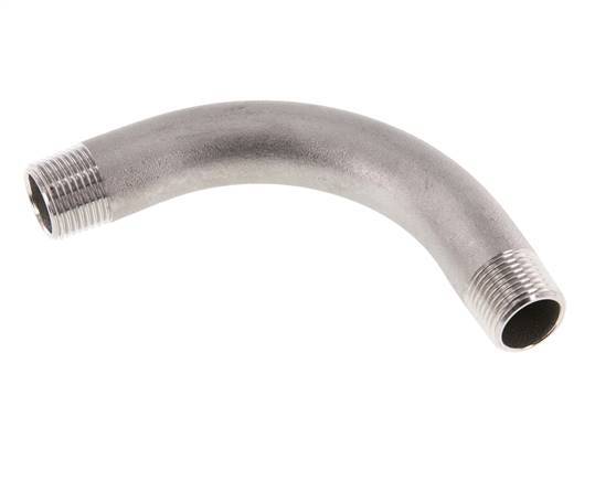 Tube coudé à 90deg R3/8'' Acier inoxydable 16bar (224.8psi)