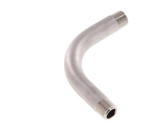 Tube coudé à 90deg R1/8'' Acier inoxydable 16bar (224.8psi)