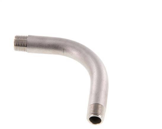 Tube coudé à 90deg R1/8'' Acier inoxydable 16bar (224.8psi)