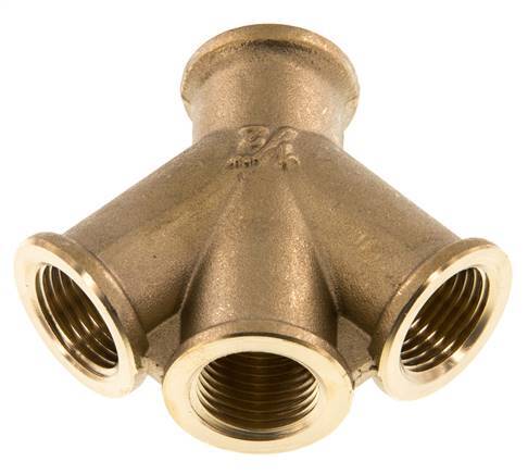Double Y Air Distributor G1/2'' Brass 16 bar (224.8 psi)