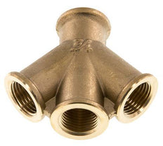 Double Y Air Distributor G1/2'' Brass 16 bar (224.8 psi)