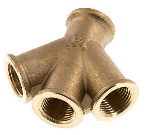 Double Y Air Distributor G1/2'' Brass 16 bar (224.8 psi)