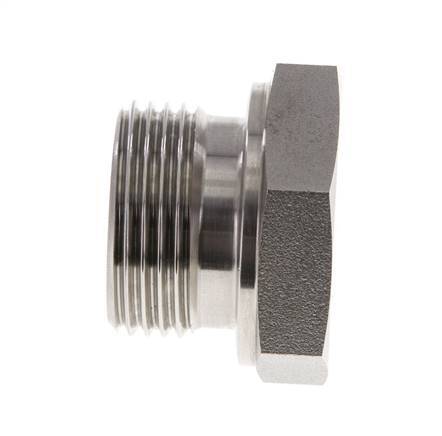 Bouchon G1'' en acier inoxydable avec cône externe hexagonal de 60° 150bar (2107.5psi) Hydraulique