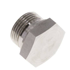 Bouchon G1'' en acier inoxydable avec cône externe hexagonal de 60° 150bar (2107.5psi) Hydraulique