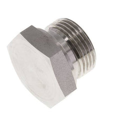 Bouchon G1'' en acier inoxydable avec cône externe hexagonal de 60° 150bar (2107.5psi) Hydraulique