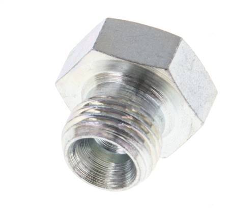 Plug G1/4'' Steel with External Hex 60° cone 575bar (8078.75psi) Hydraulic [5 Pieces]